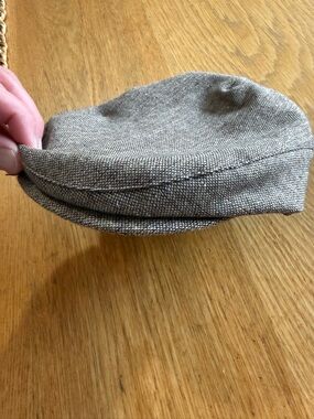 Newborn Brown Tweed Flat Cap - Classic Irish hat